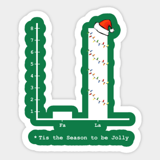 Christmas Carol Bar Graph - Fun Math Sticker